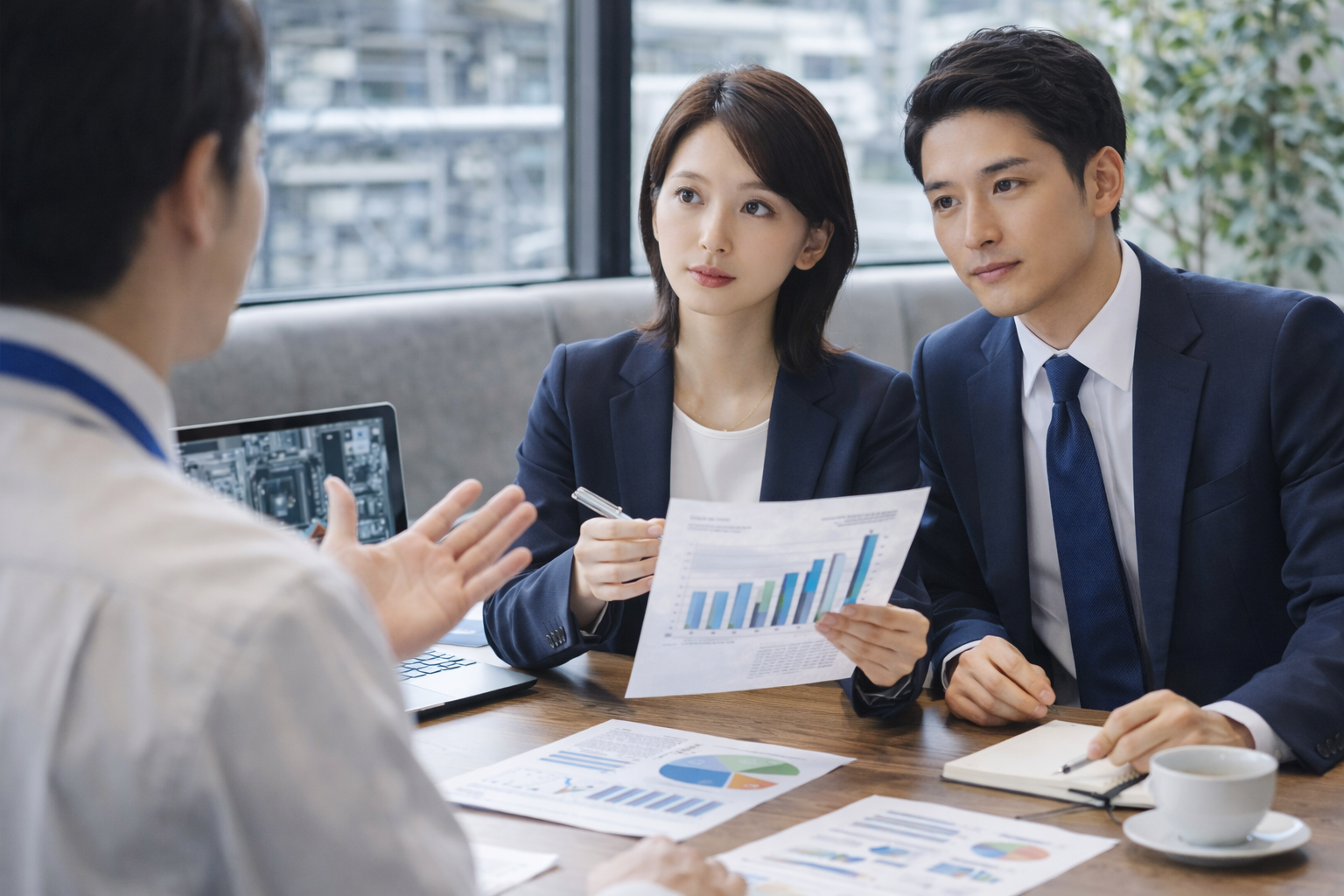 提案に説得力がない - ビジネス会議風景